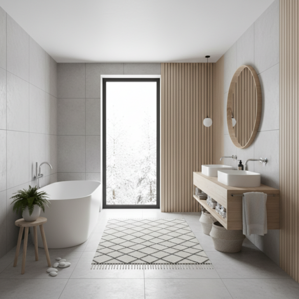 Łazienka w stylu skandynawskim: aranżacja i inspiracje